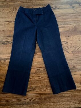 Focus 2000 Navy Wide-Leg Dress Pants 10P